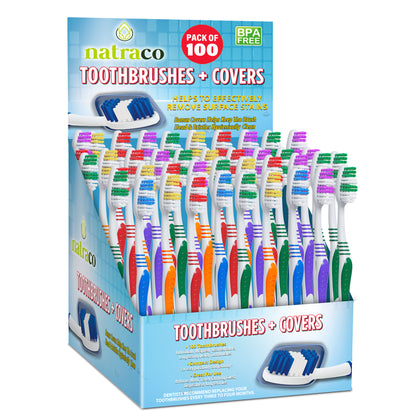 Regular Toothbrushes Bulk 100 Pack