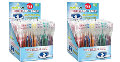 200 Toothbrushes Regular (2 Packs of 100 Count)